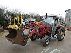 Massey Ferguson 360 2wd tractor with mf 875 loader